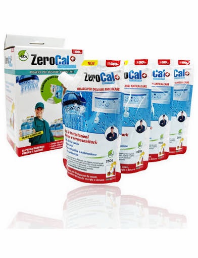 Ricarica liquida anticalcare GEL ZEROCAL+ DOSE per dosatore cf. 4 x 250gr.